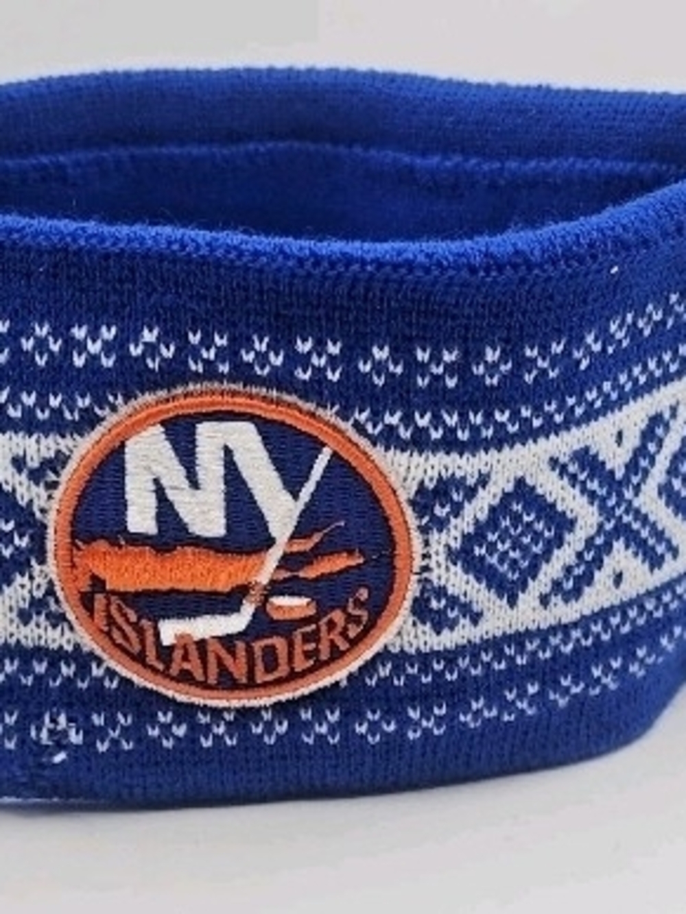 NY Islanders NHL Zephyr Headwear Knit Headband Ear Warmer Blue White